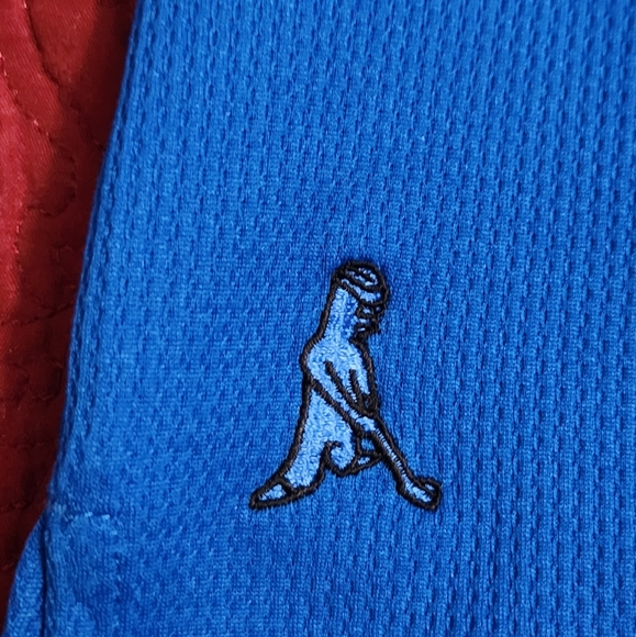 Ping Men's Large Performance Short Sleeve 100% Polyester Blue Golf Polo Shirt - Picture 3 of 5